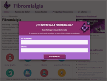 Tablet Screenshot of fibromialgiablog.com